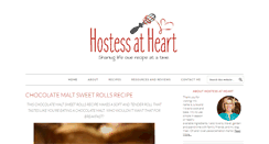 Desktop Screenshot of hostessatheart.com